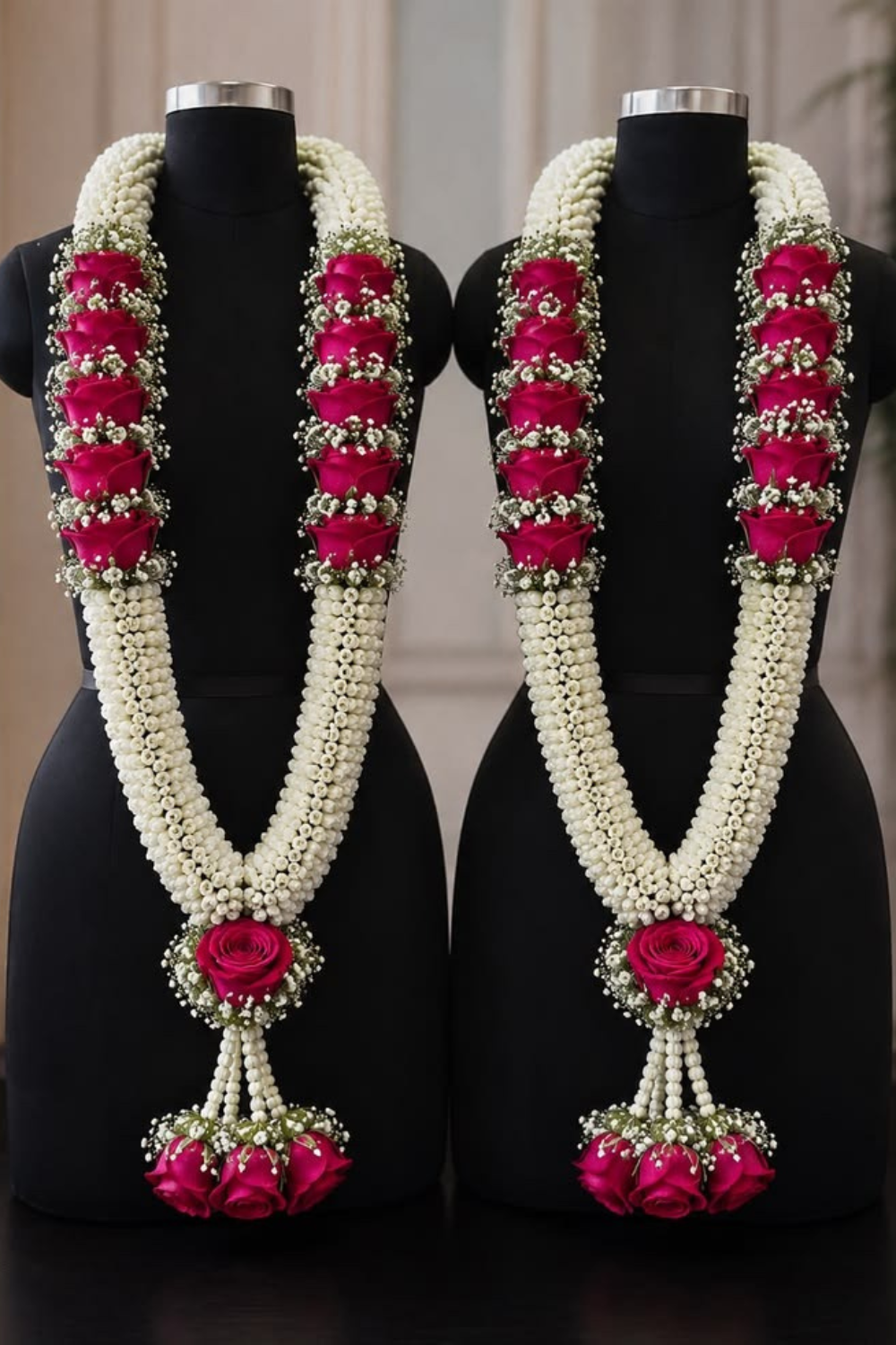 Takkar with Red Roses & Gypsophila