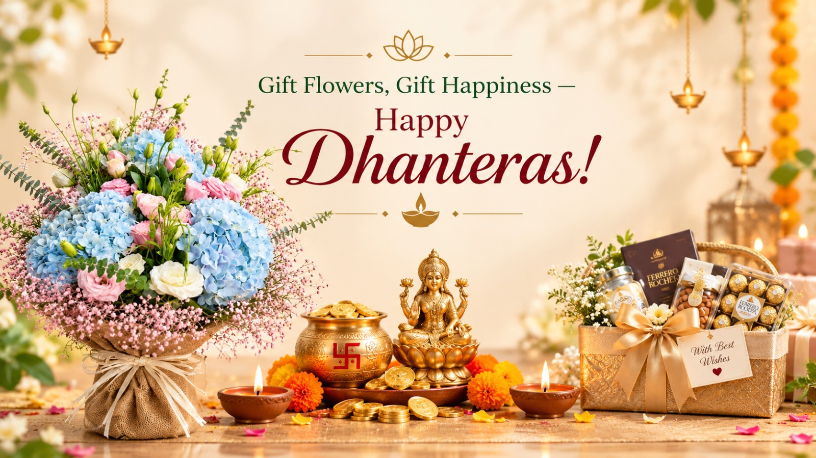 Bouquet and Gift Hamper